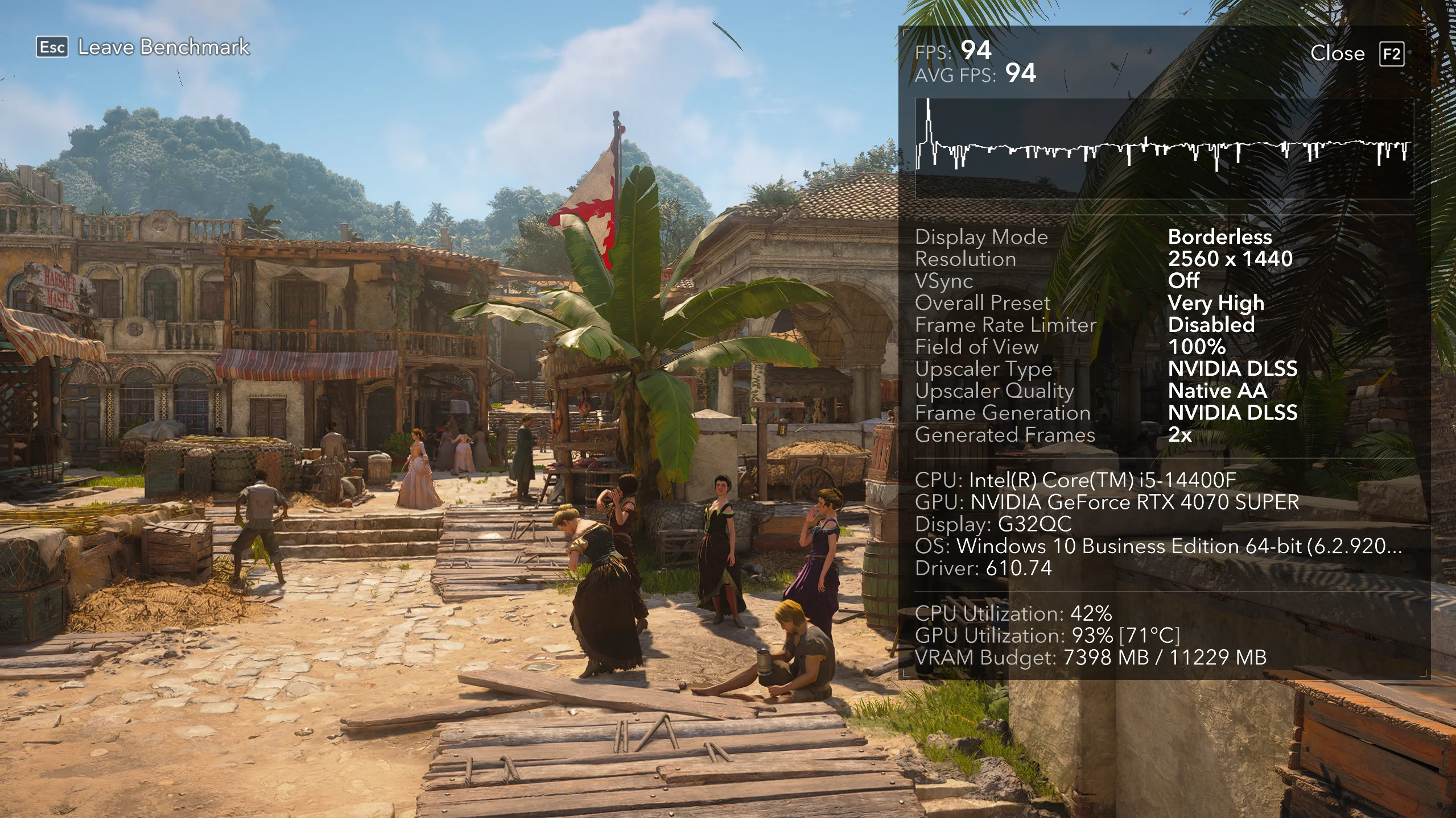 BENCHMARK AC BLACK FLAG RESYNCED