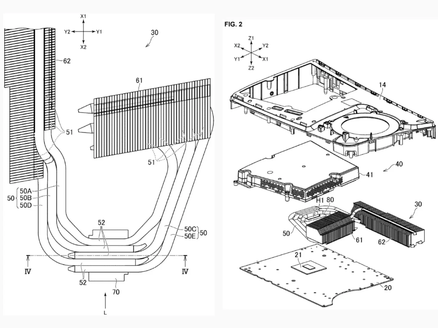 Patent Sony k chlazení konzole