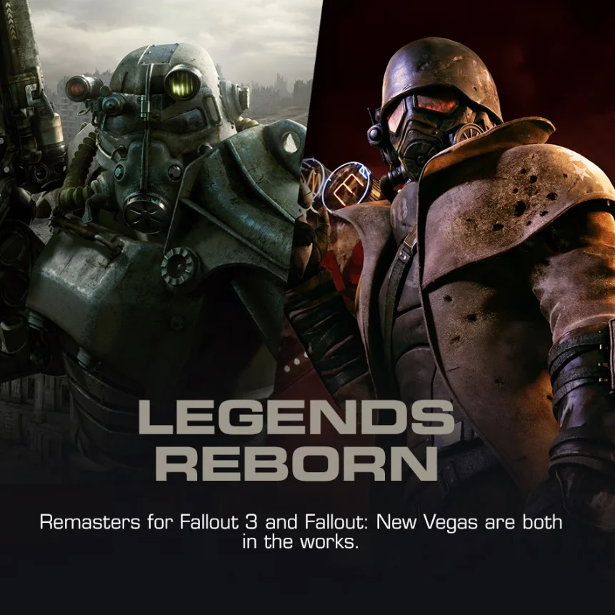 Remaster Fallout 3 a New Vegas